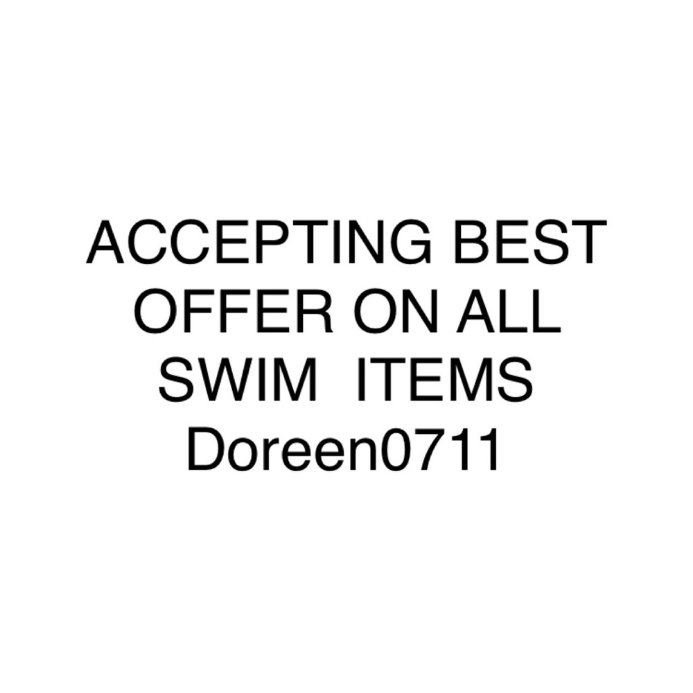 ACCEPTING BEST OFFER ON ALL SWIM ITEMS💕